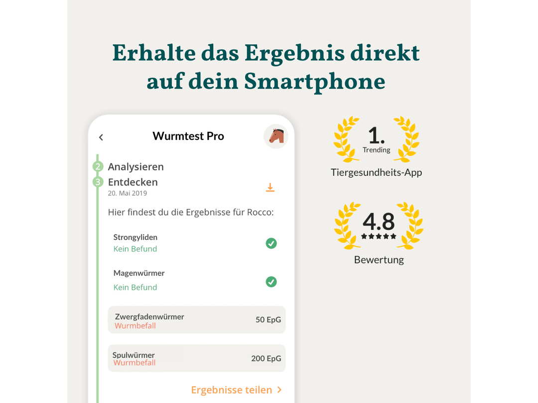 Cheval de test du ver Vetevo Pro