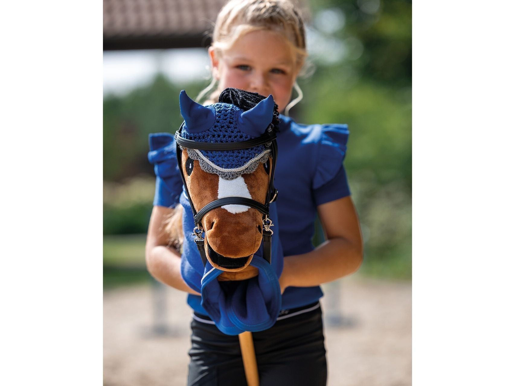 QHP Ohrenhaube für Steckenpferd Hobby Horse