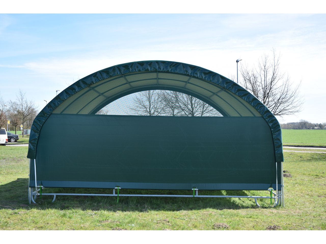 COVER ALL Giebelwand 6 m, Ausführung aus WSN und PVC
