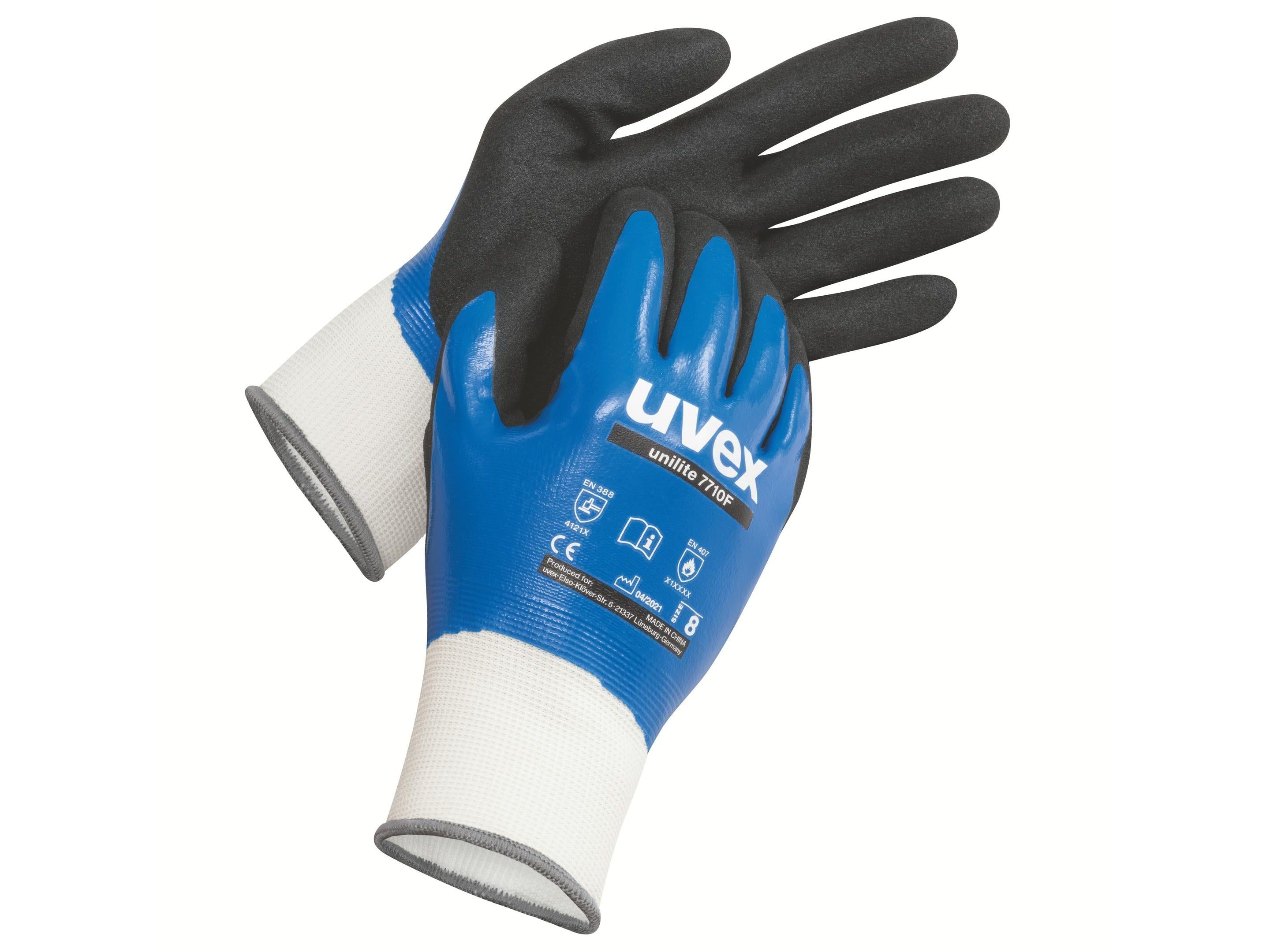 uvex unilite 7710F Montagehandschuh, Vorratspack 10 Paar