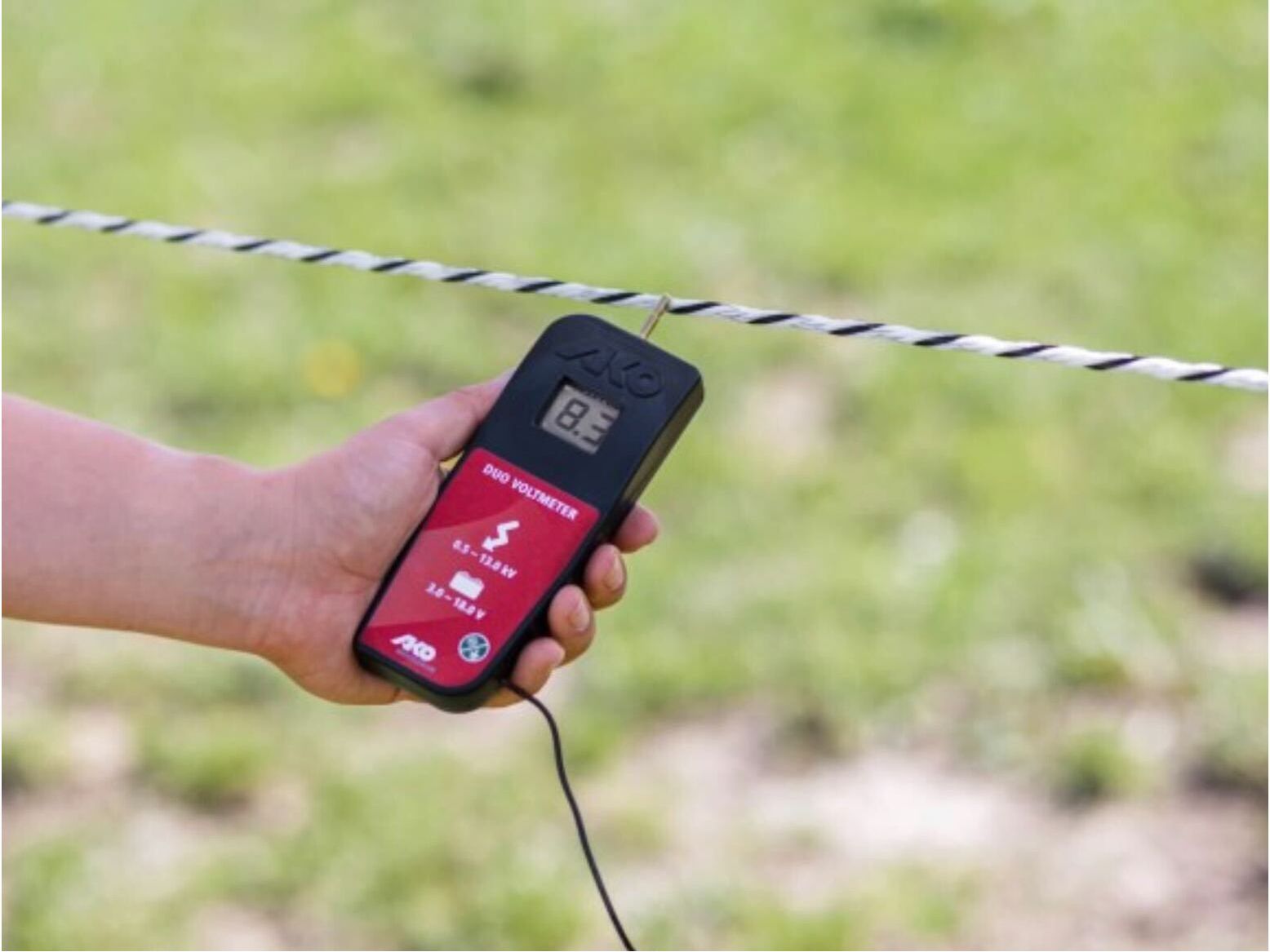 Voltmètre AKO Digital DUO pour clôtures électriques, clôtures électriques, batteries polaires