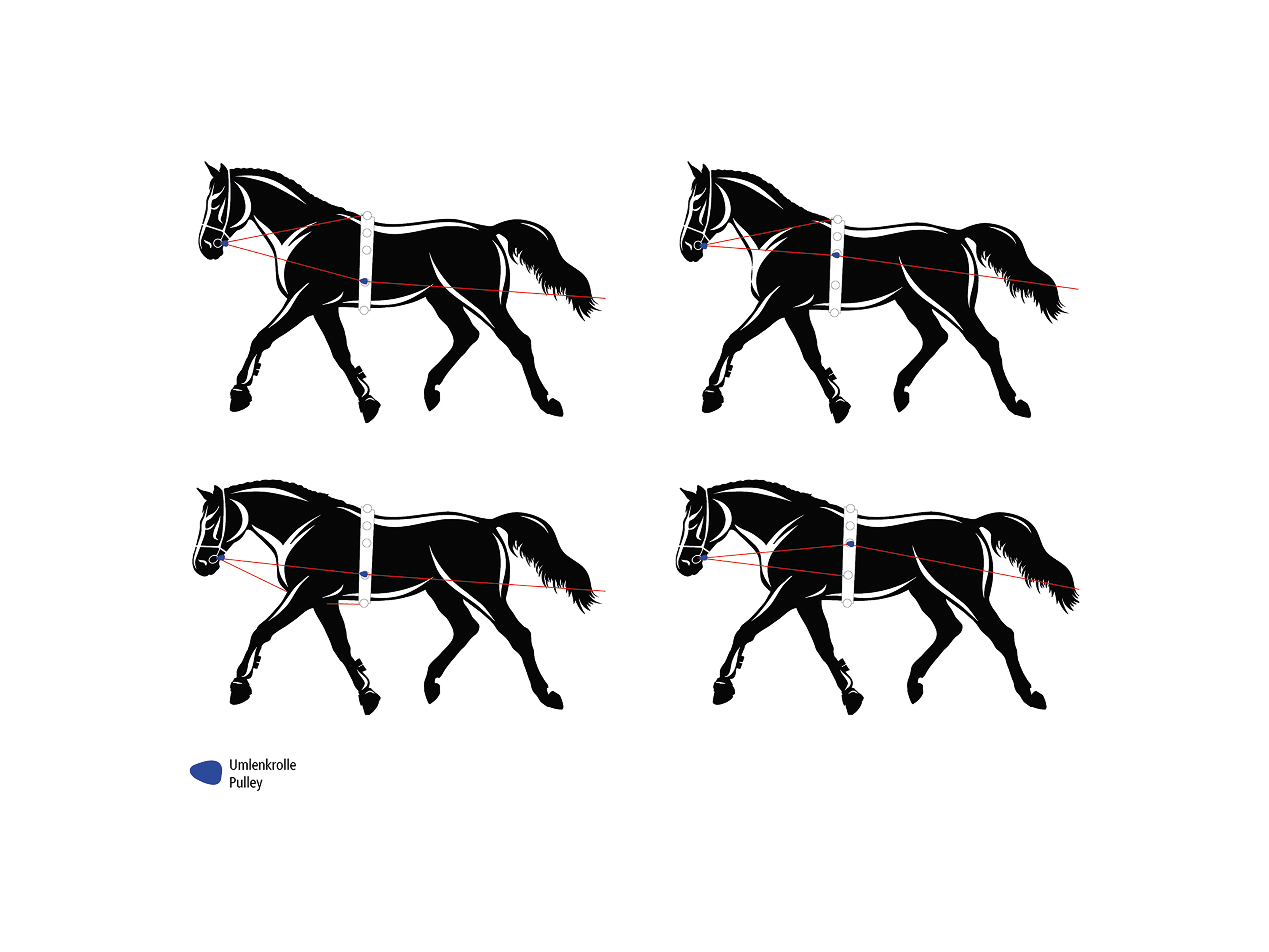 BUSSE double fente souple avec poulies