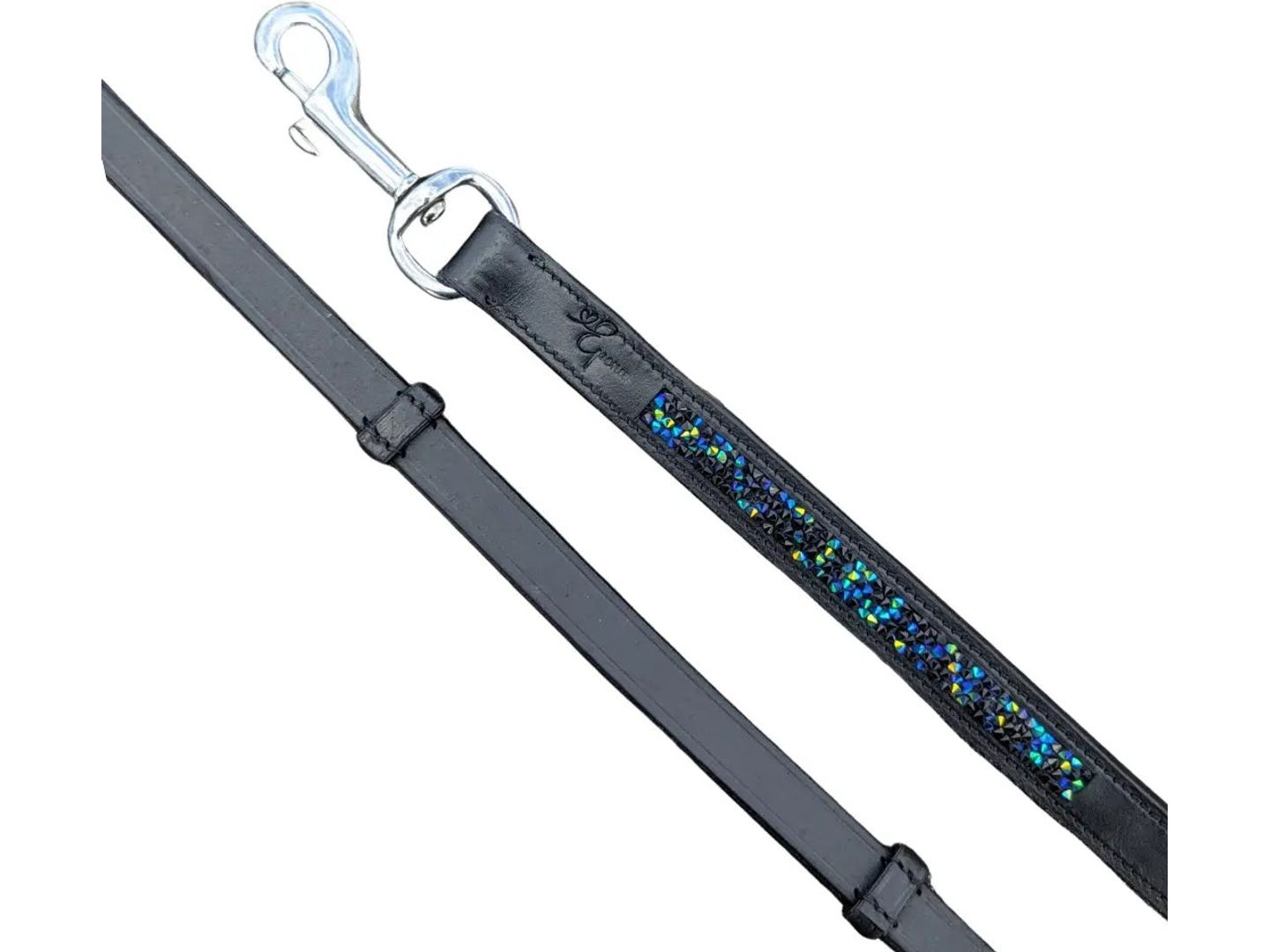 Epona Lederzügel dark ocean mit Karabiner