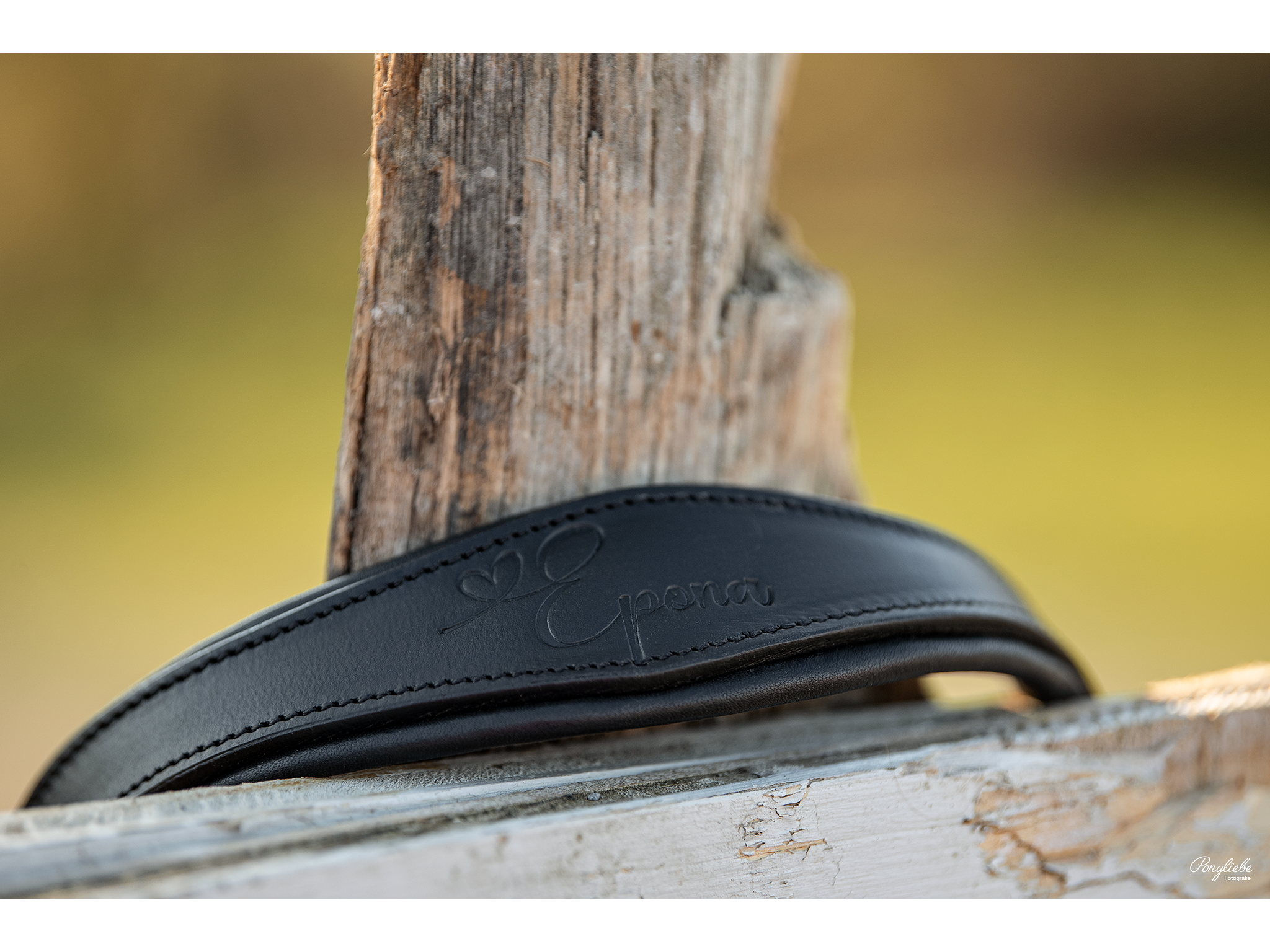 Epona Anatomical Leather Halter Dark Ocean