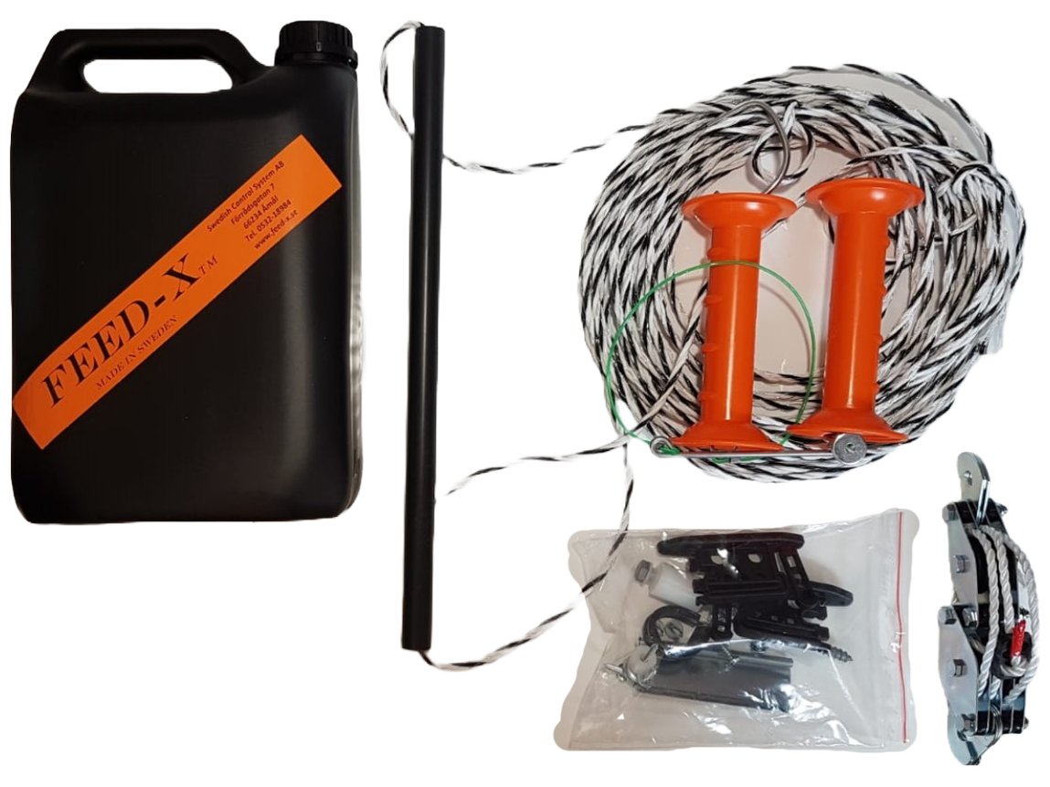 Feed-X - Umrüstset Tor einreihig auf doppelreihig für Automatischer Weidezaunöffner