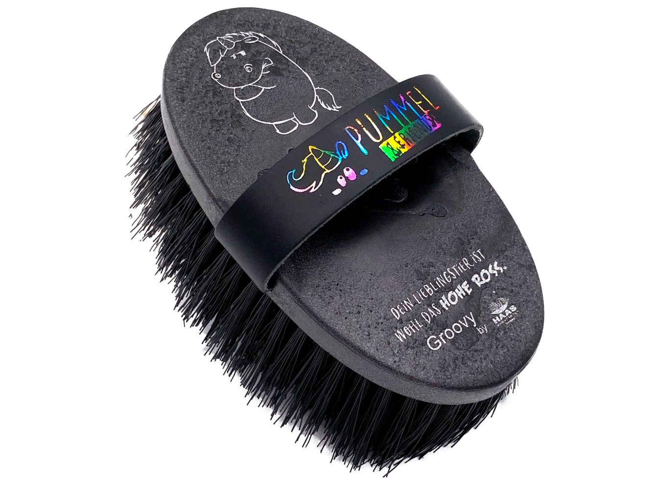 Haas Pferdepflege Grummeleinhorn Bürsten-Set 3 Teile