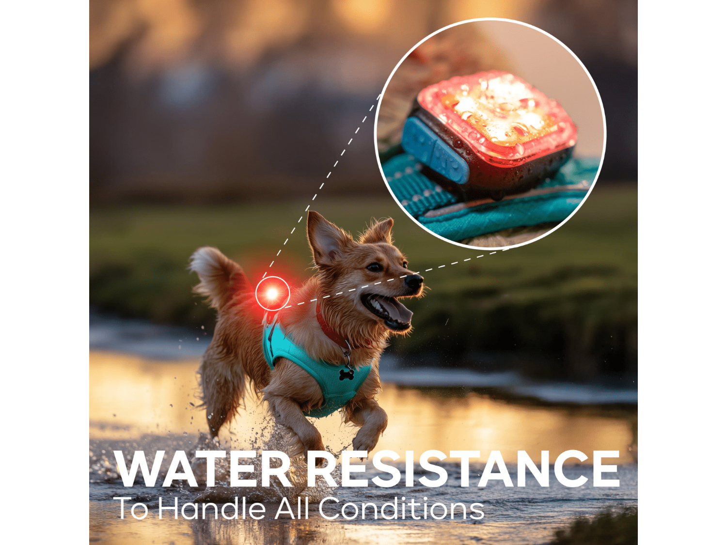 Meolinq Light 01 tragbare Lampe (500 Lumen) für Reiter