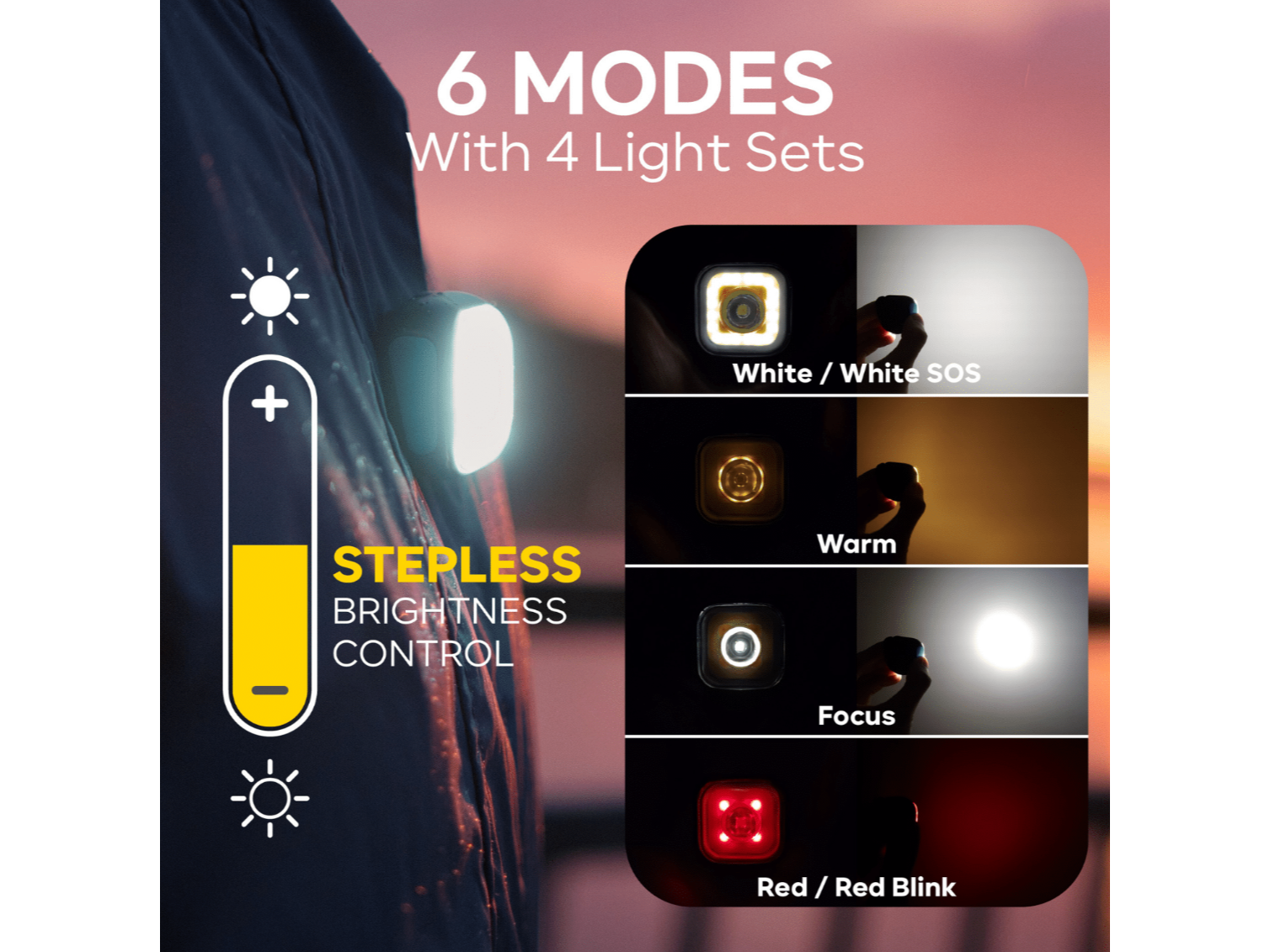 Meolinq Light 01 tragbare Lampe (500 Lumen) für Reiter