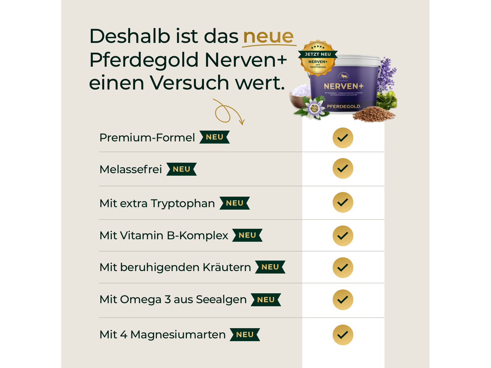 Nerven+ mit Tryptophan