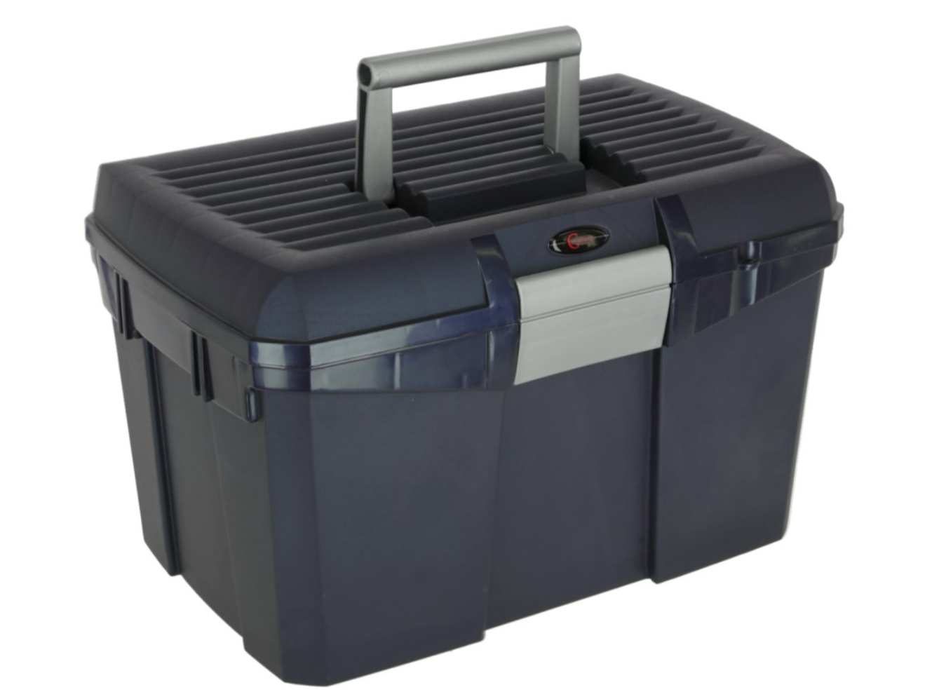 In der geräumigen Putzbox können Putzutensilien, wie Bürsten und Striegel, für Deine Pferde und Ponys verstaut werden und durch ihren verstärkten Deckel, ist die Putzbox zudem auch als Aufstiegs- und Putzhilfe geeignet