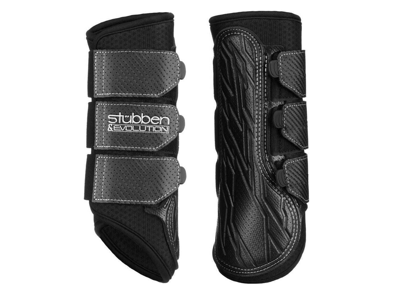 Diese exklusiven Airflow Trainingsgamasche von Stübben haben eine einzigartige, flexible Carbon Storm EVA-Streichzone – die ergonomische Form und die besondere Struktur sorgen bei Deinem Pferd für eine perfekte Passform und einen maximalen Tragekomfort