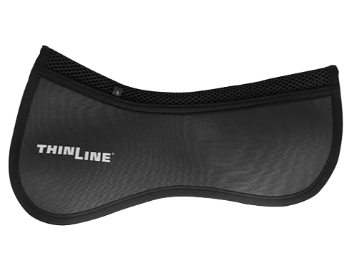 ThinLine Perfect Fit · Sattelpad · stoßdämpfende Sattelunterlage
Dünn, stoßdämpfend und angenehm nah am Pferd: Das ThinLine Perfect Fit Sattelpad wurde für bereits gut passende Sättel entwickelt. Das bewährte ThinLine-Material dämpft Stöße um bis zu 95 % und unterstützt einen ruhigen, ausbalancierten Sitz, ohne das feine Gefühl für die Bewegungen Deines Pferdes einzuschränken.