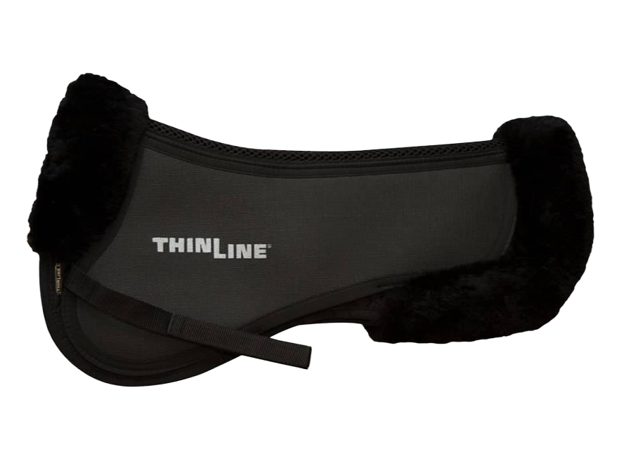 ThinLine Trifecta Sattelpad mit Fellkranz vorne & hinten