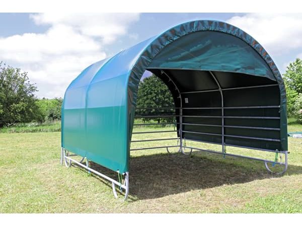 COVER ALL Giebelwand 4 m, 4 x 4 m, dachfolie lang, giebel lang, windschutznetz, farbe grün