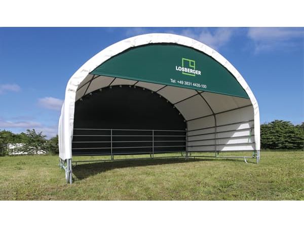 COVER ALL Giebelwand 6 m, 6 x 4 m, dachfolie lang, farbe grün