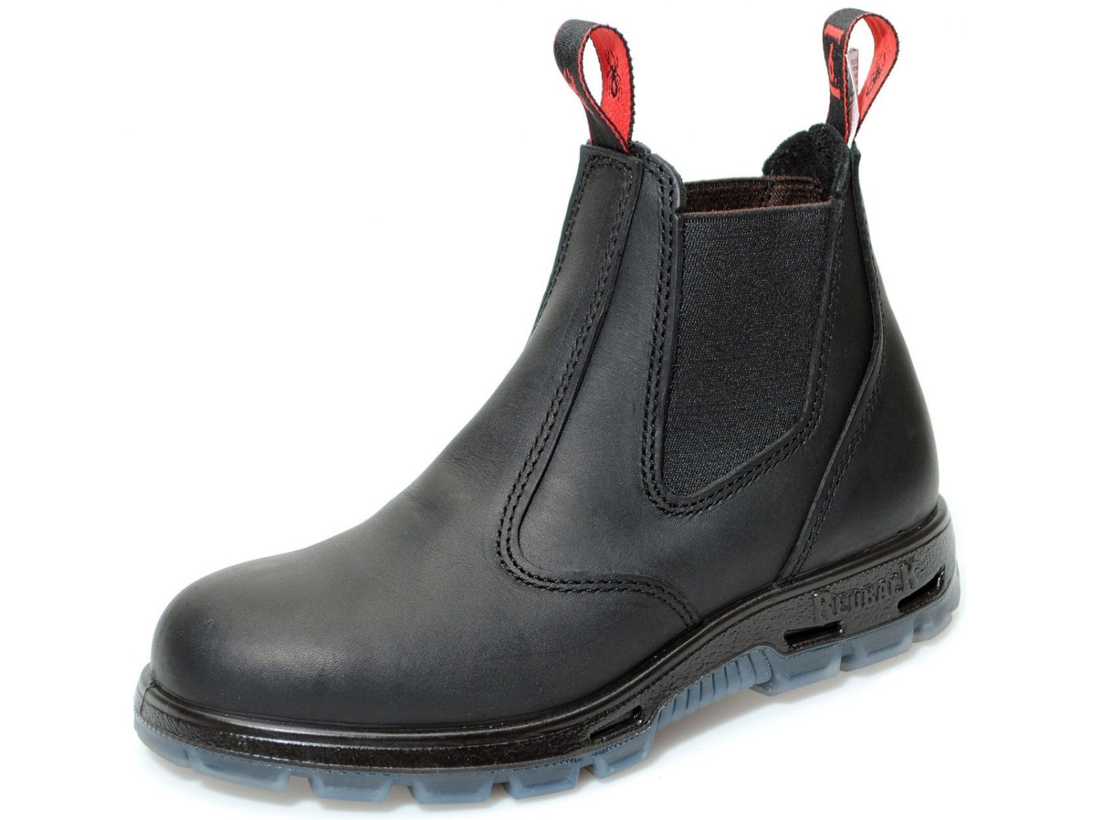 Redback Bobcat USBBK Chelsea Boot Schwarz Stahlkappe, Außenansicht