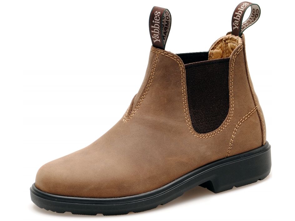 Yabbies Kinder Chelsea Boots Vintage, Seitenansicht