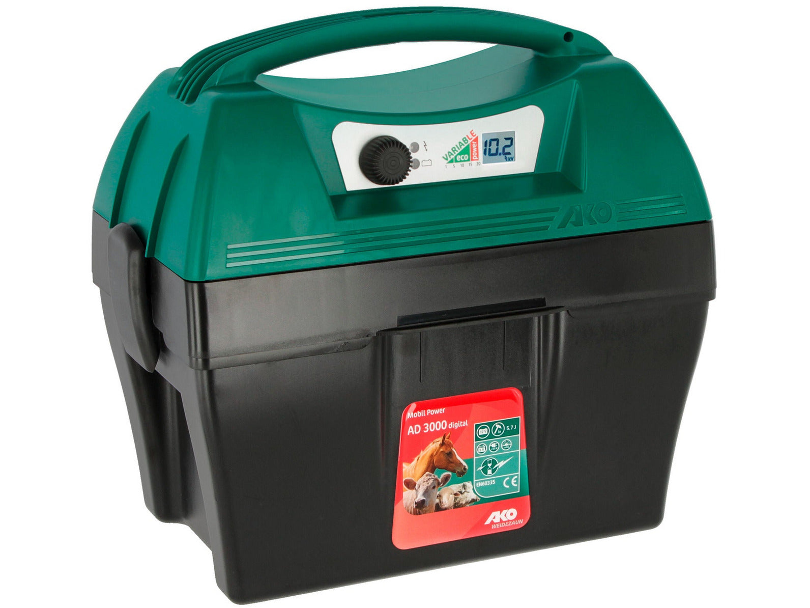 AKO Mobil Power AD 3000 digital electric fence starter set