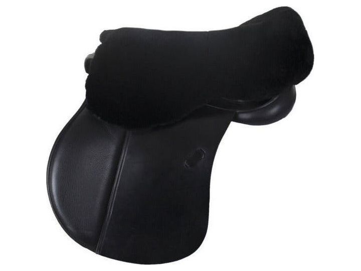 Angel - lambskin saddle seat cover English