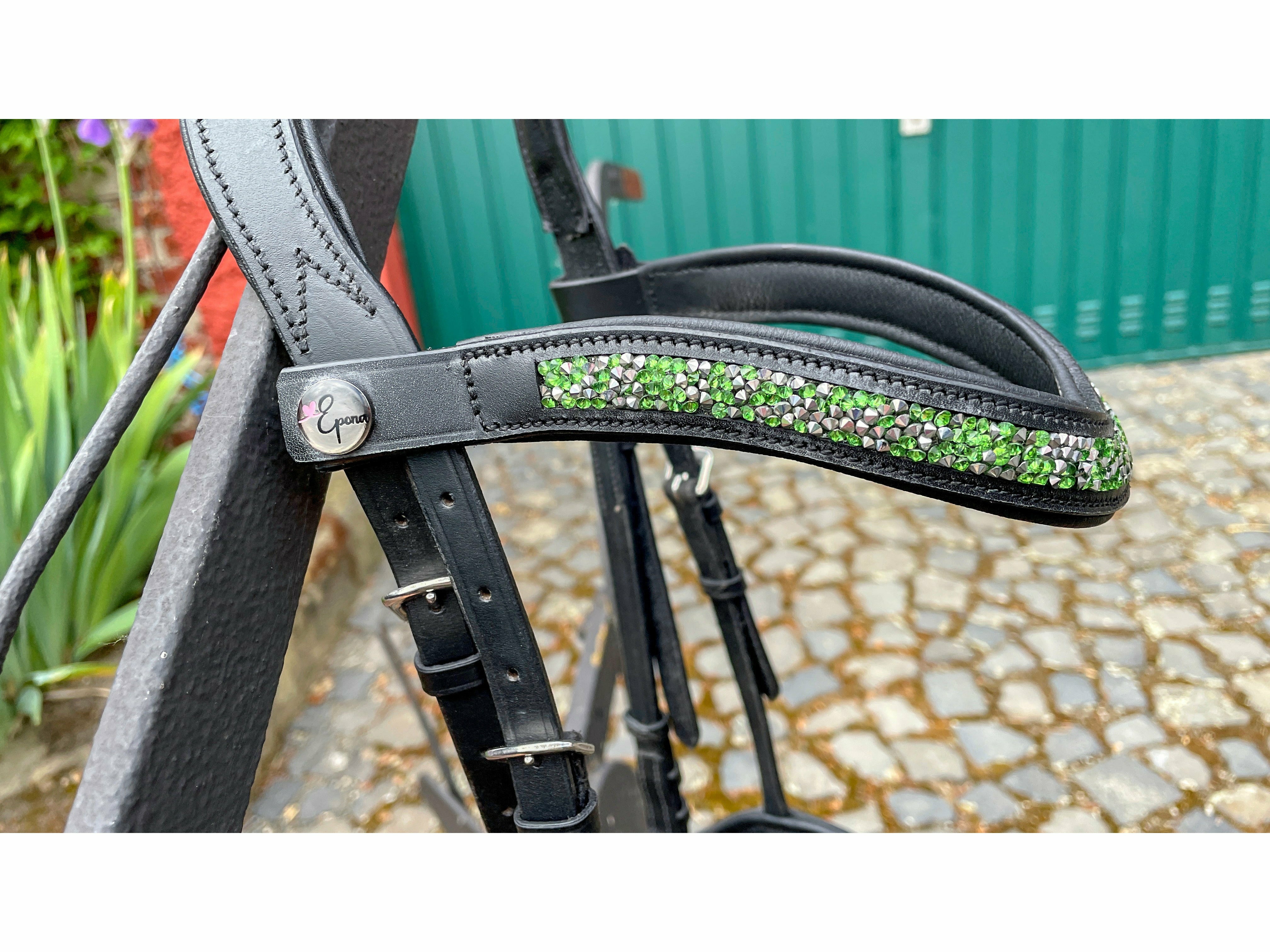 Bride anatomique Epona vert mousse