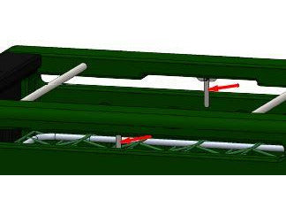 Verschlussset für Heugitter für Futterraufe HayBox