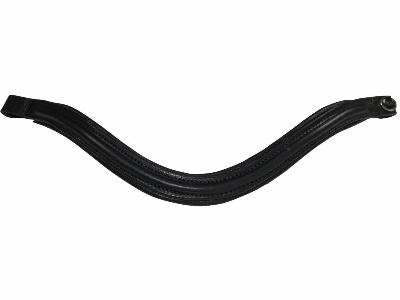 Der in schlichtem schwarz gehaltene, geschwungene Stirnriemen von Hilbar, wird aus naturgegerbten Leder gefertigt und sichert Deine Royal Exklusiv Trense zuverlässig gegen Verrutschen Setze Deine ganz eigene Gestaltungsidee, mit der Hilbar Royal Exklusiv Trense, um. Stelle aus einer großen Auswahl an Stirnriemen, verschiedenen Designs an Reithalftern und zwei Varianten an Genickstücken Deine ganz individuelle Trense zusammen.