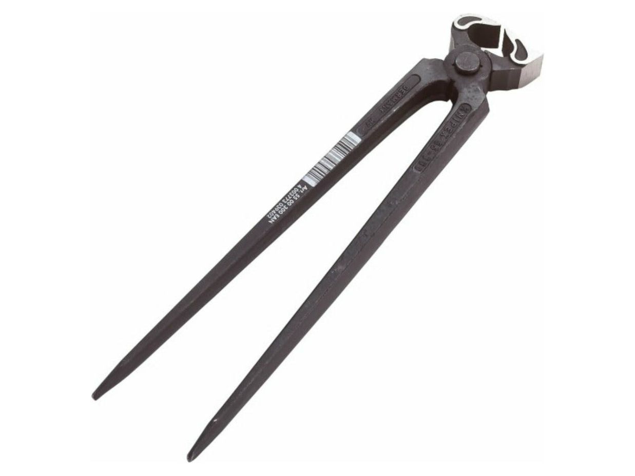 Professionelle Huf- und Hufbeschlagzange von Knipex mit Nietstutzen auch als Hufbeschlagzange zu verwenden