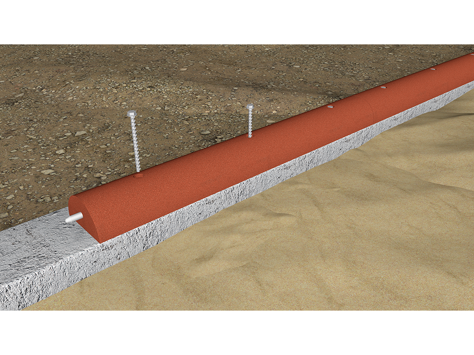 Kraiburg Komfortex® Reitplatzeinfassung 1000 x 149 x 80 mm