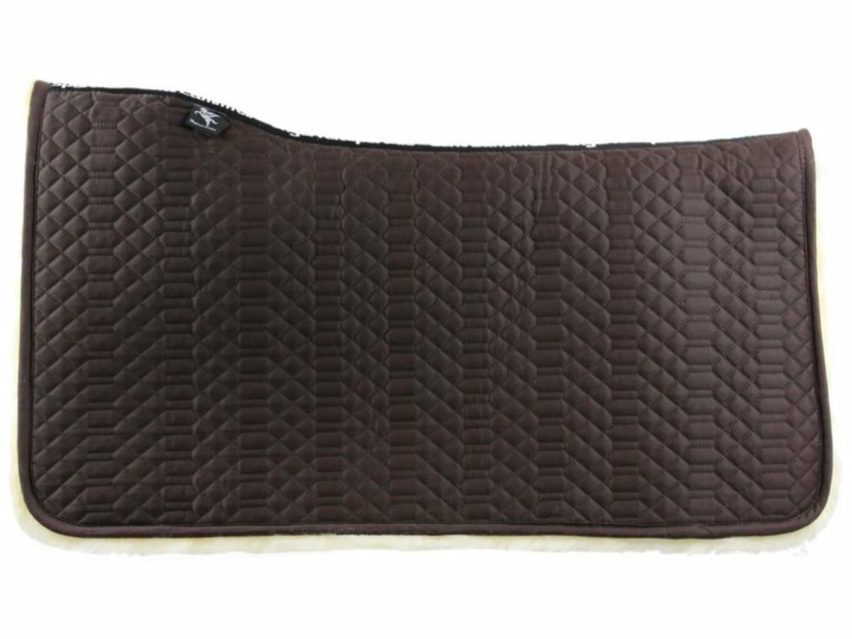 Angel - Westernpad carré en cuir d'agneau