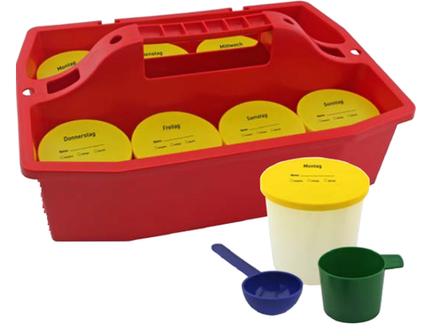 Icelandic Horse tragbarer Wochenplaner Zusatzfutter