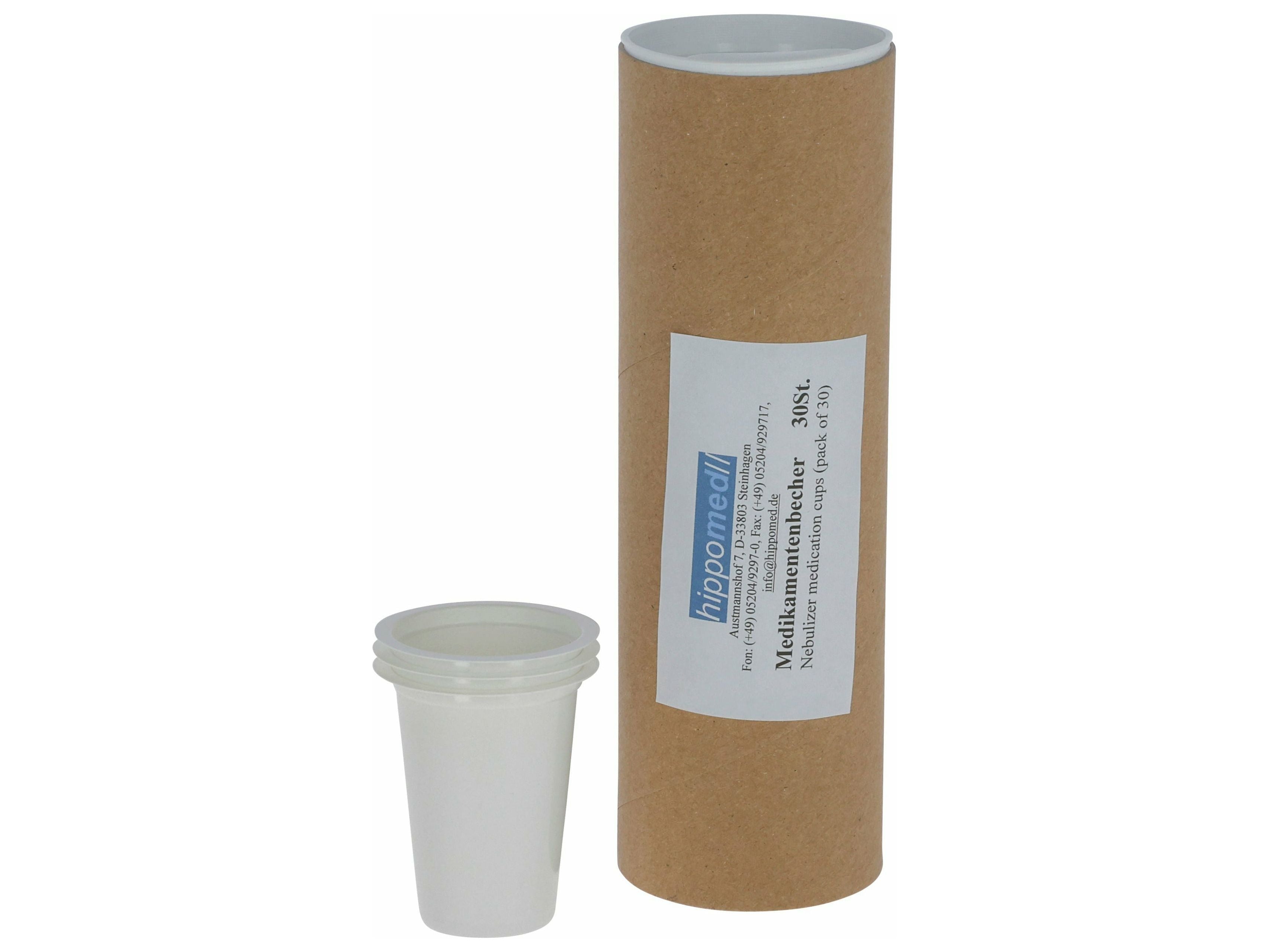 Verneblerbecher für AirOne / AirOne Flex Zubehör für: Hippomed Air One Flex Akku-Ultraschall-Inhalator Hippomed Air One Ultraschall-Inhalator Lieferumfang: 30X Verneblerbecher für AirOne / AirOne Flex