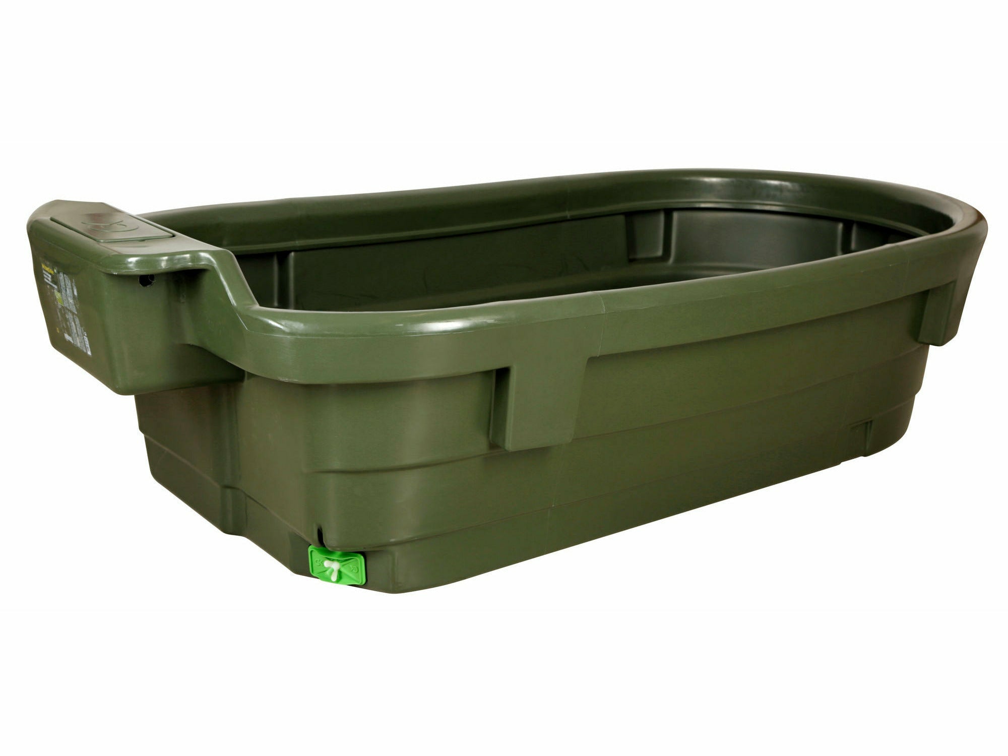 Die Weidetränke für Pferde ist zusätzlich mit einem verstärkten Innenrand ausgestattet und verfügt über eine optimierte Schwimmerstellung zur besseren Wasserstandsregulierung