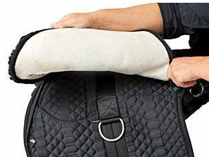 Engel - Cuir d'agneau de selle en fourrure avec tissu d'espacement