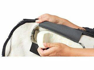 Engel - Cuir d'agneau de selle en fourrure avec tissu d'espacement