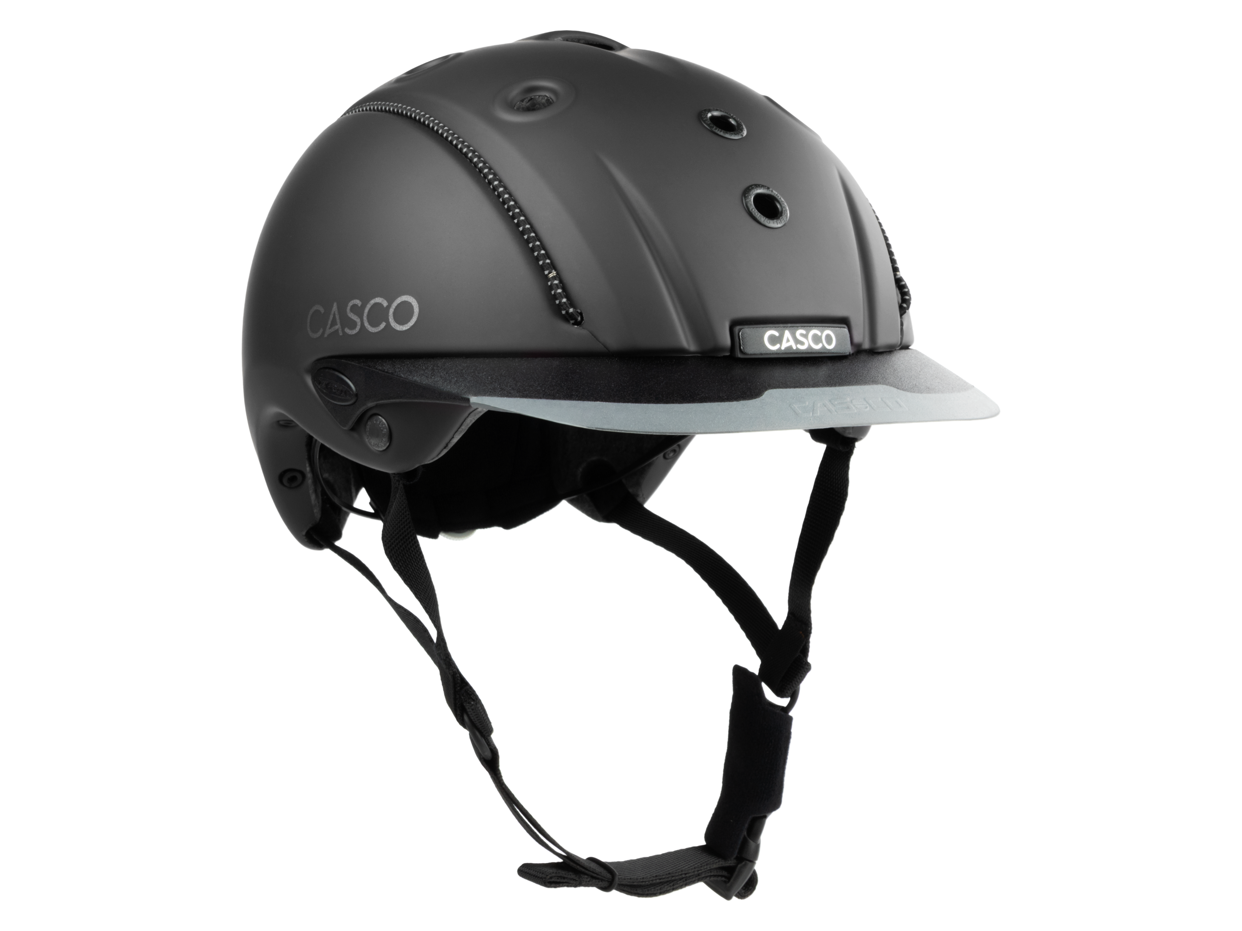 Der CASCO Reithelm Mistrall kombiniert hohen Tragekomfort mit ausgezeichnetem Schutz, dank seiner stabilen Außenschale und der effektiven Belüftung