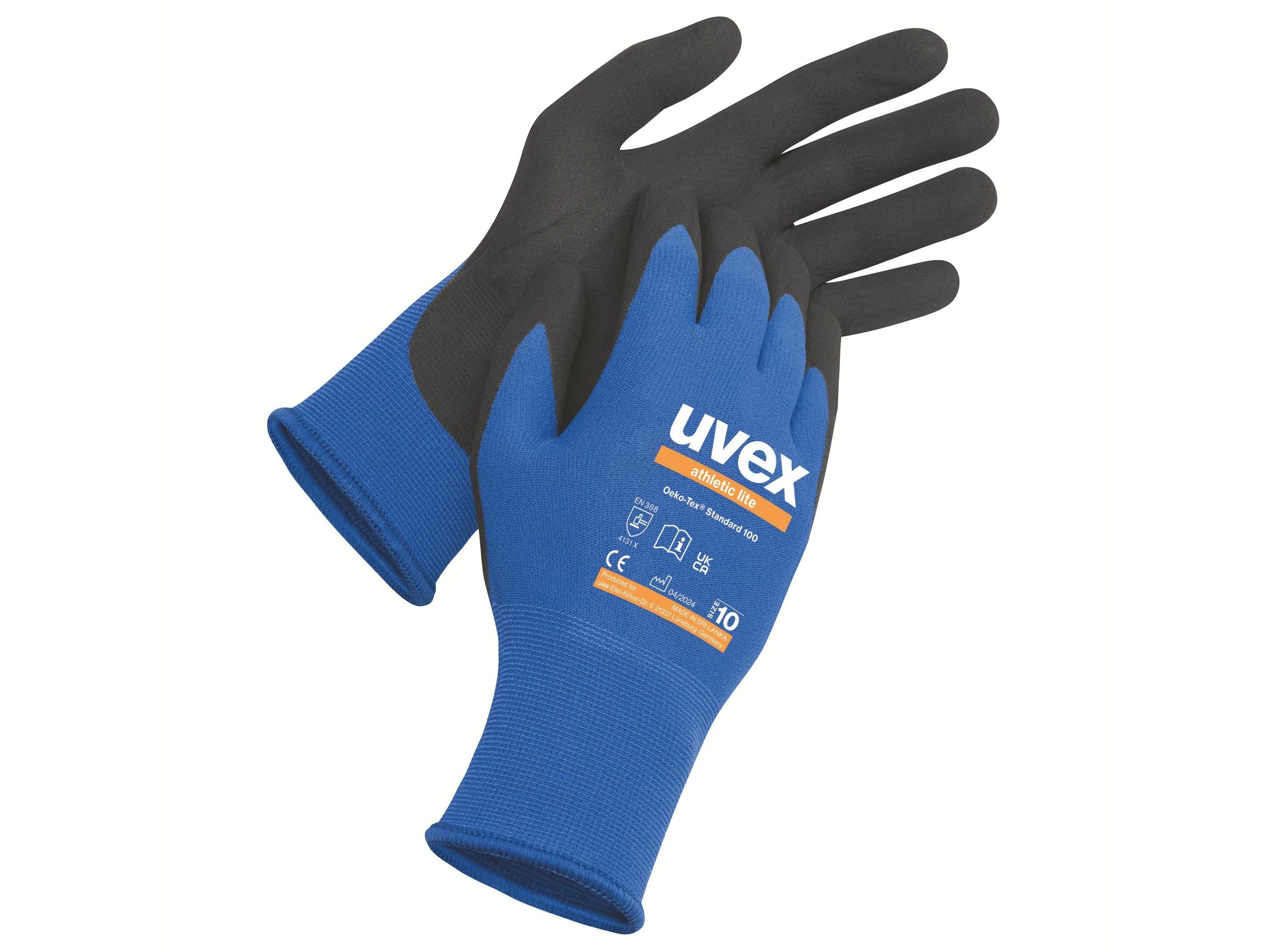 uvex athletic lite Montagehandschuh, Vorratspack 10 Paar