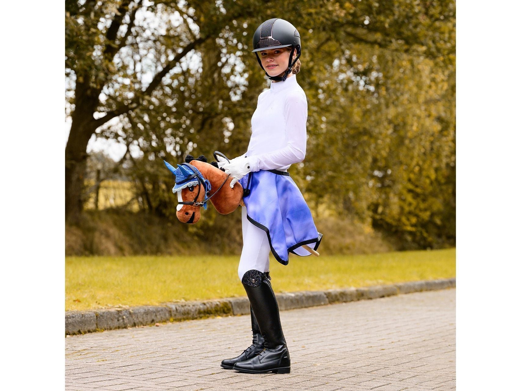 QHP Ohrenhaube für Steckenpferd Hobby Horse