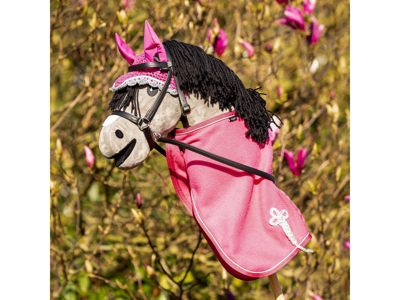 QHP Fleece Decke für Steckenpferd Hobby Horse