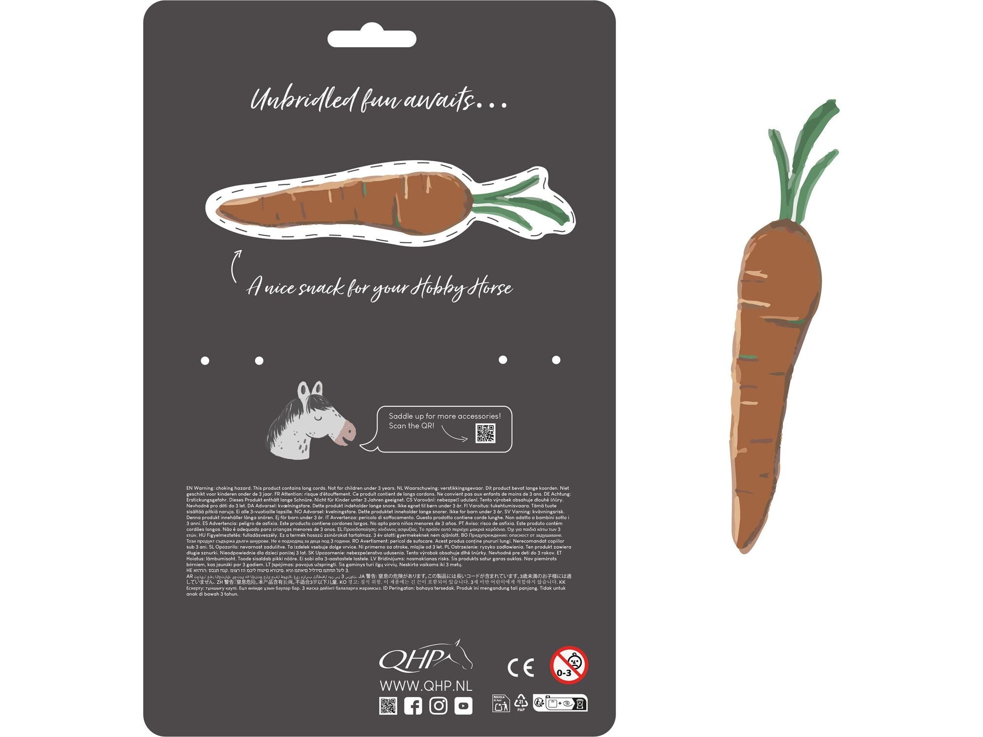 QHP Halfter-Set für Steckenpferd Hobby Horse