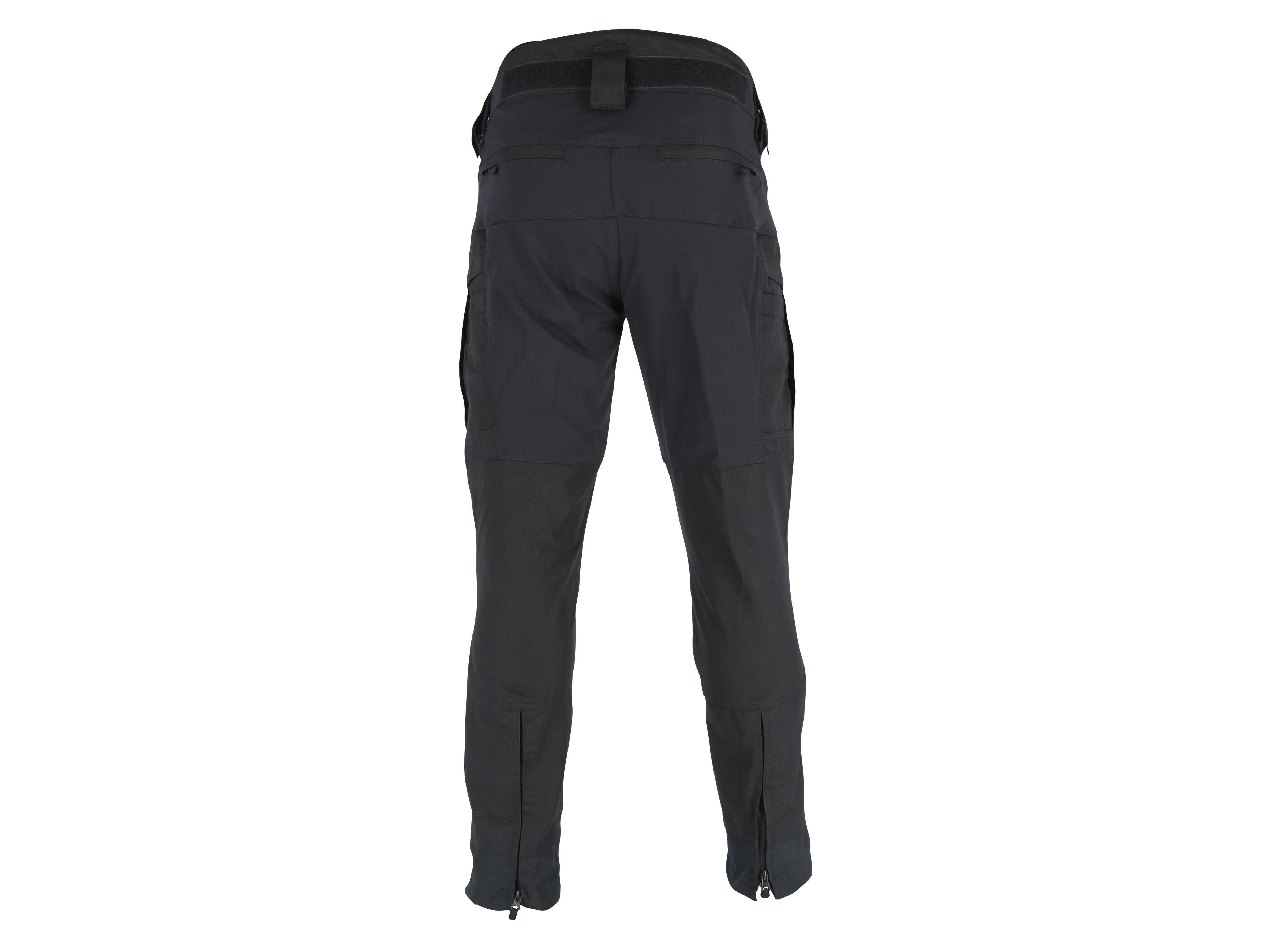 3PF Einsatzhose Stich- und Schnittschutz, Rückansicht, elastischer Bund und Gesäßtaschen