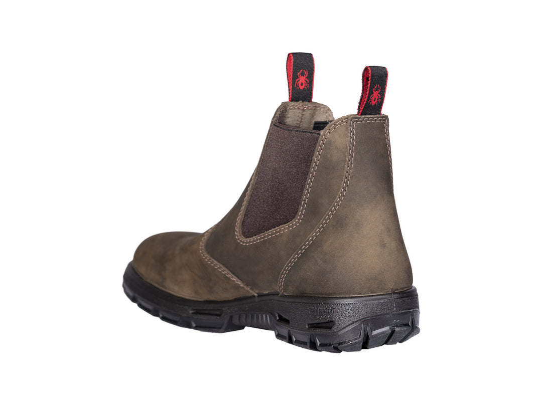 Redback Ironbark BUBIB Chelsea Boot, Rückansicht mit Zugschlaufen