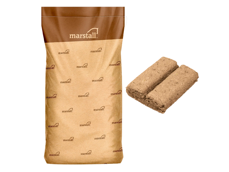Marstall Weide-Riegel – Mineralien aus der Hand
Praktisch als Riegel zu füttern
Bei hauptsächlicher Grasfütterung
Vollständige Versorgung mit Mineralien & Spurenelementen
Ohne zugesetzte Vitamine