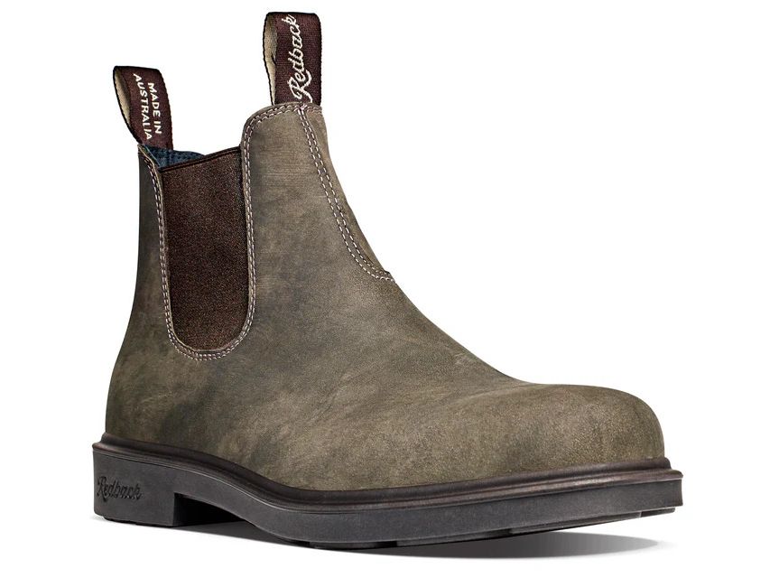Redback Whistler Chelsea Boot Iron Bark Nubuk, Außenansicht