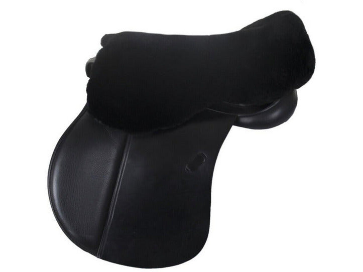 Angel - lambskin saddle seat cover English