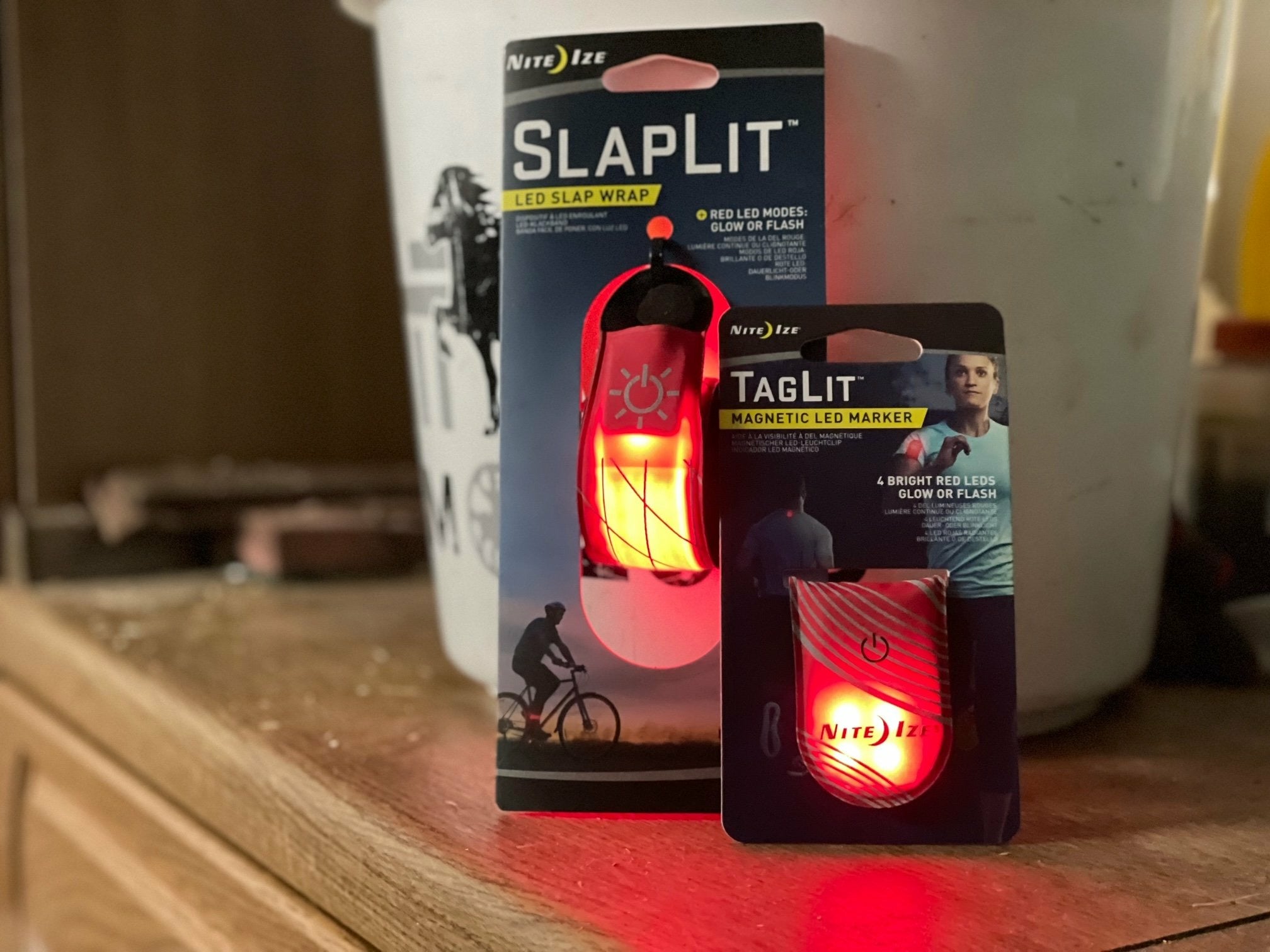 NITE IZE TagLit LED magnetic clip – safety for horses and riders