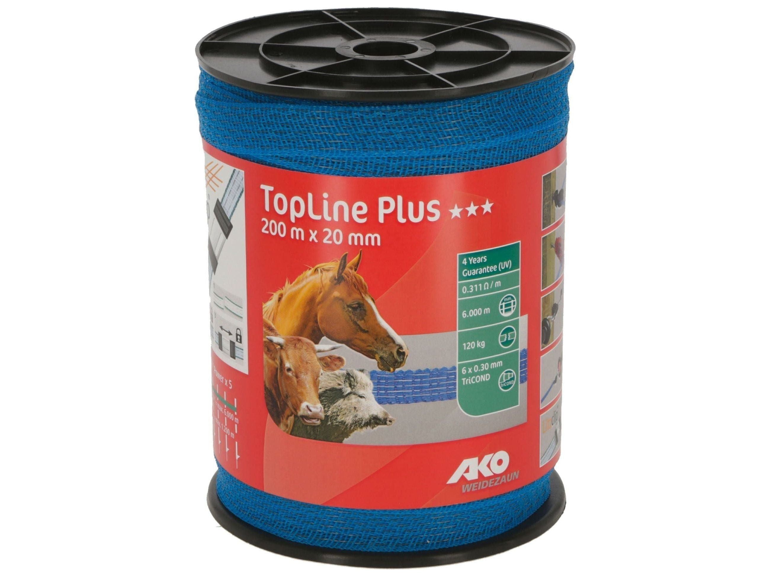 Ruban de clôture électrique AKO TopLine Plus